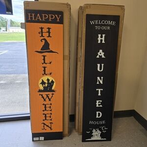 Double sided Halloween Sign